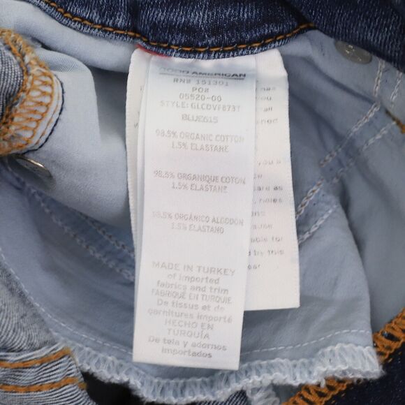 GOOD AMERICAN Good Legs Crop Skinny Stretch 12/31 Inseam 27" Blue615 NWT B35 - Picture 6 of 6